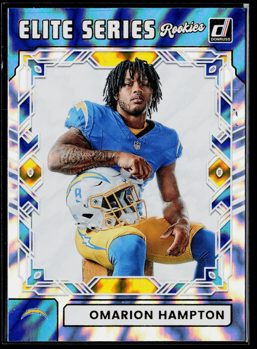 2025 Donruss #ESR-OHN Omarion Hampton The Elite Series Rookies