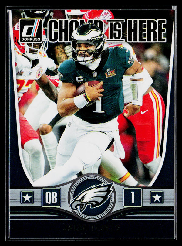 2025 Donruss #CIH-JHS Jalen Hurts Champ is Here