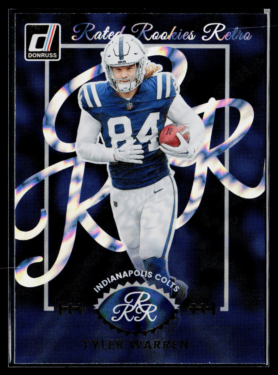 2025 Donruss #9 Tyler Warren Rated Rookies Retro
