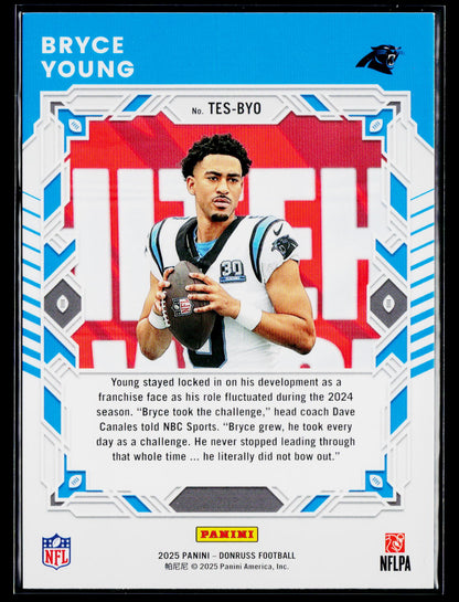 2025 Donruss #TES-BYO Bryce Young The Elite Series