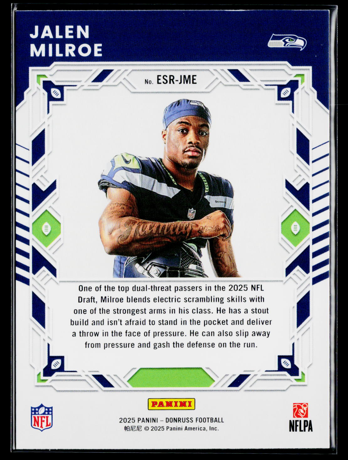 2025 Donruss #ESR-JME Jalen Milroe The Elite Series Rookies