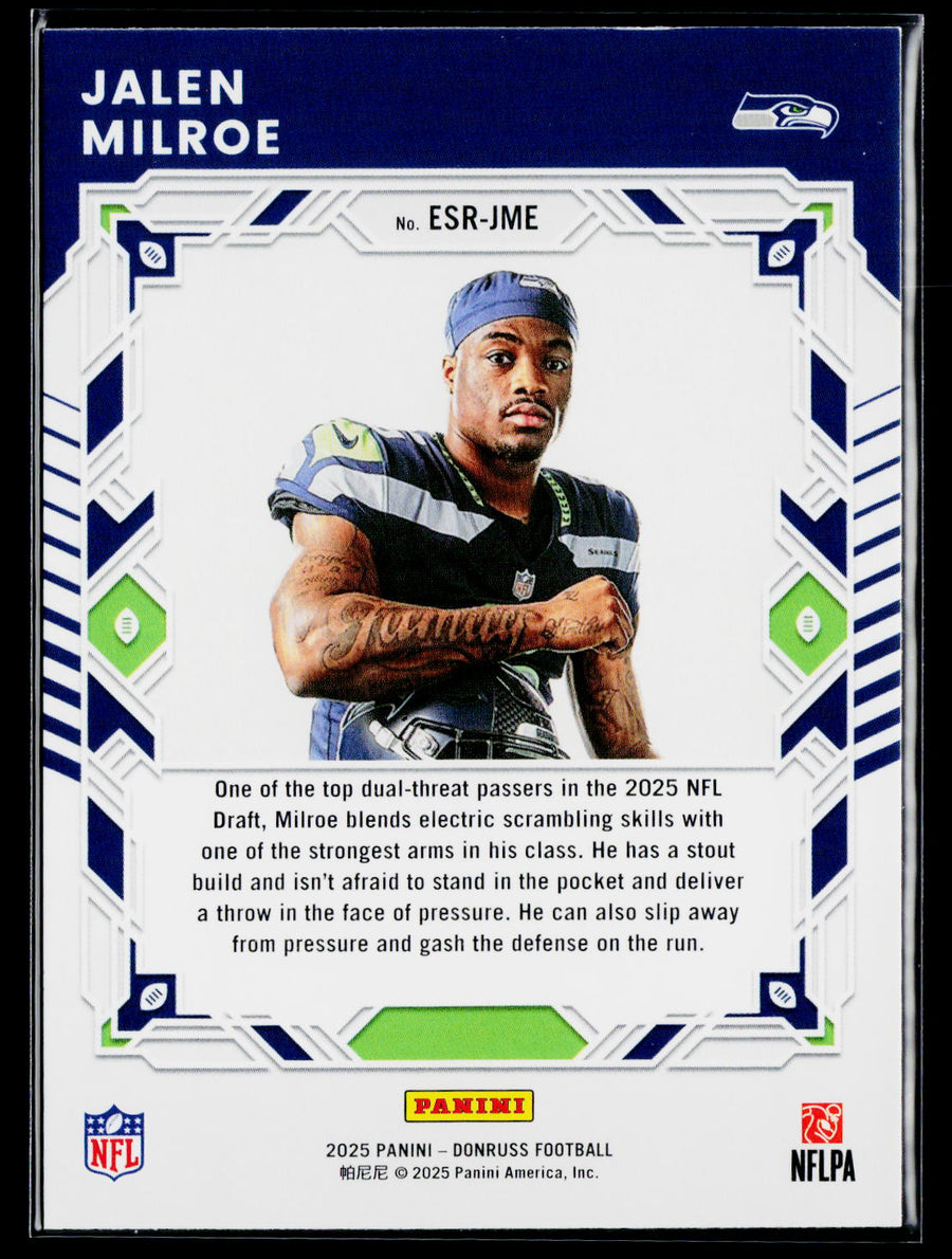 2025 Donruss #ESR-JME Jalen Milroe The Elite Series Rookies