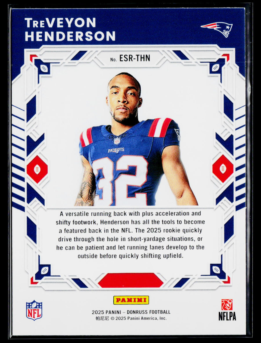 2025 Donruss #ESR-THN TreVeyon Henderson The Elite Series Rookies
