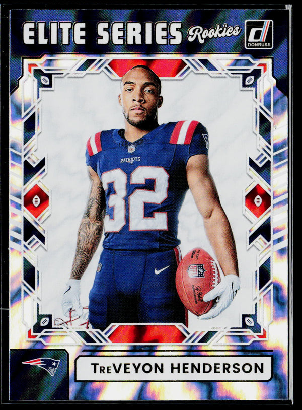 2025 Donruss #ESR-THN TreVeyon Henderson The Elite Series Rookies