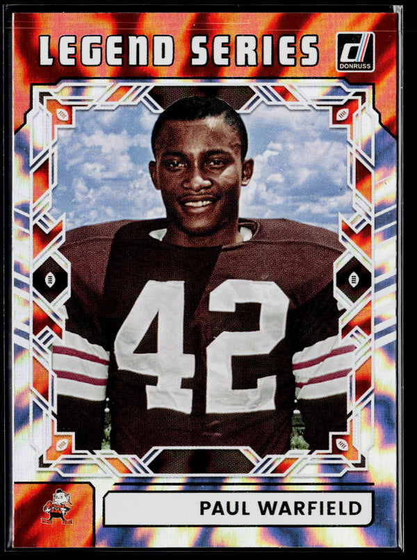 2025 Donruss #TLS-PWA Paul Warfield The Legend Series