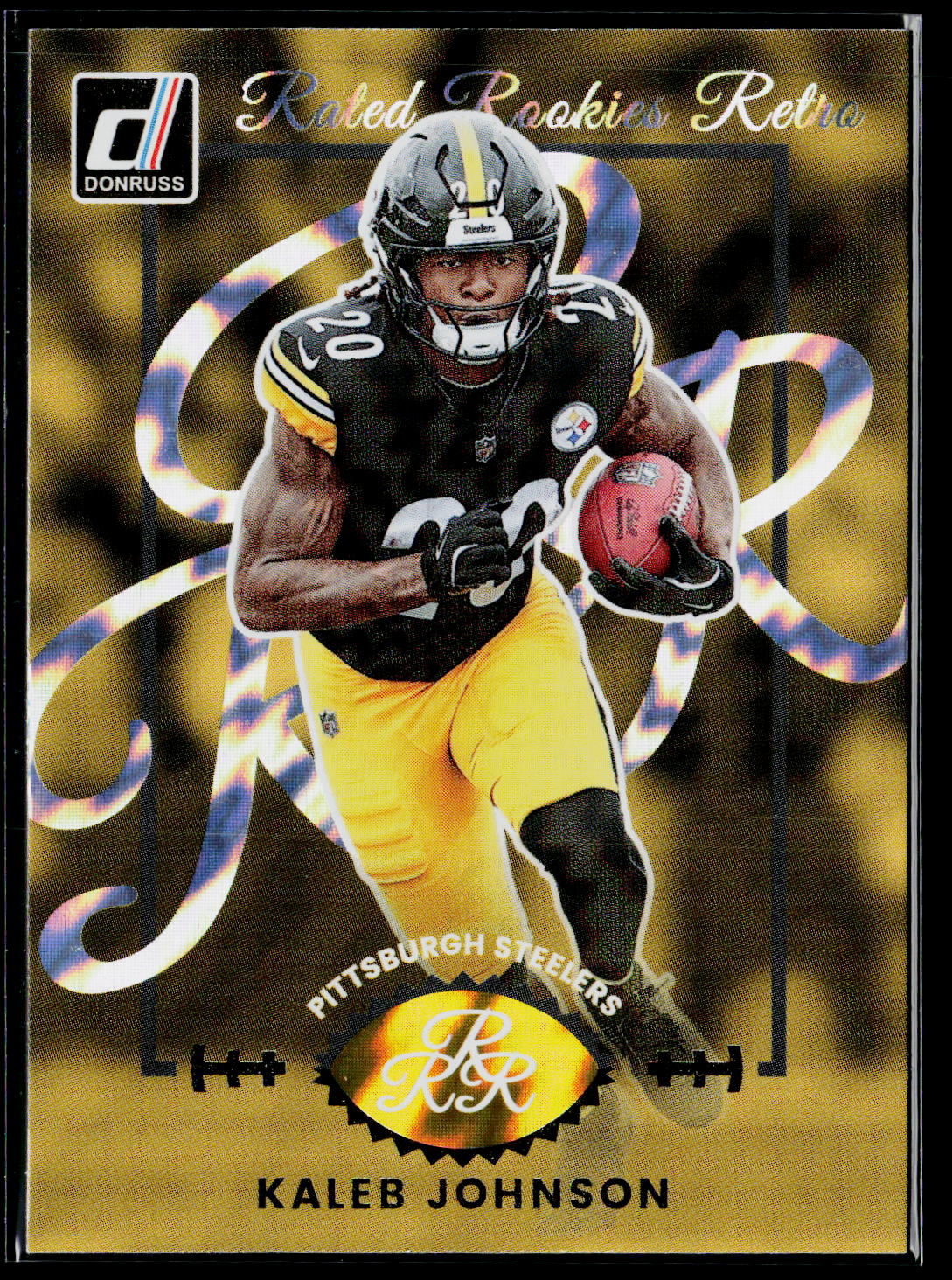 2025 Donruss #19 Kaleb Johnson Rated Rookies Retro