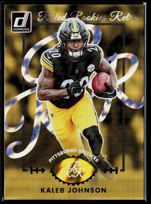 2025 Donruss #19 Kaleb Johnson Rated Rookies Retro