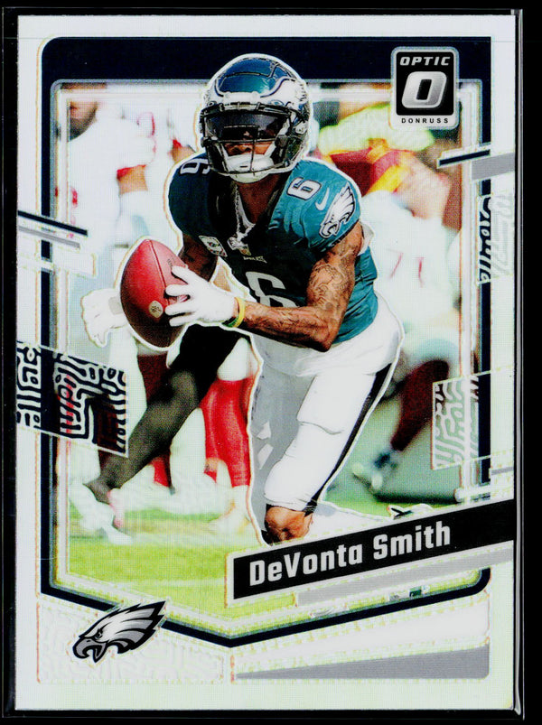 2023 Donruss Optic #156 DeVonta Smith Holo
