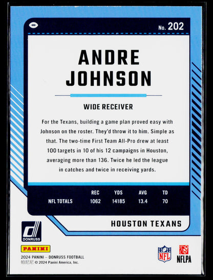 2024 Donruss #202 Andre Johnson