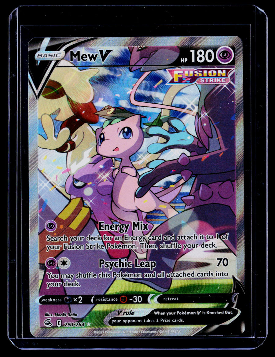 SWSH08: Fusion Strike #251/264 Mew V (Alternate Full Art)