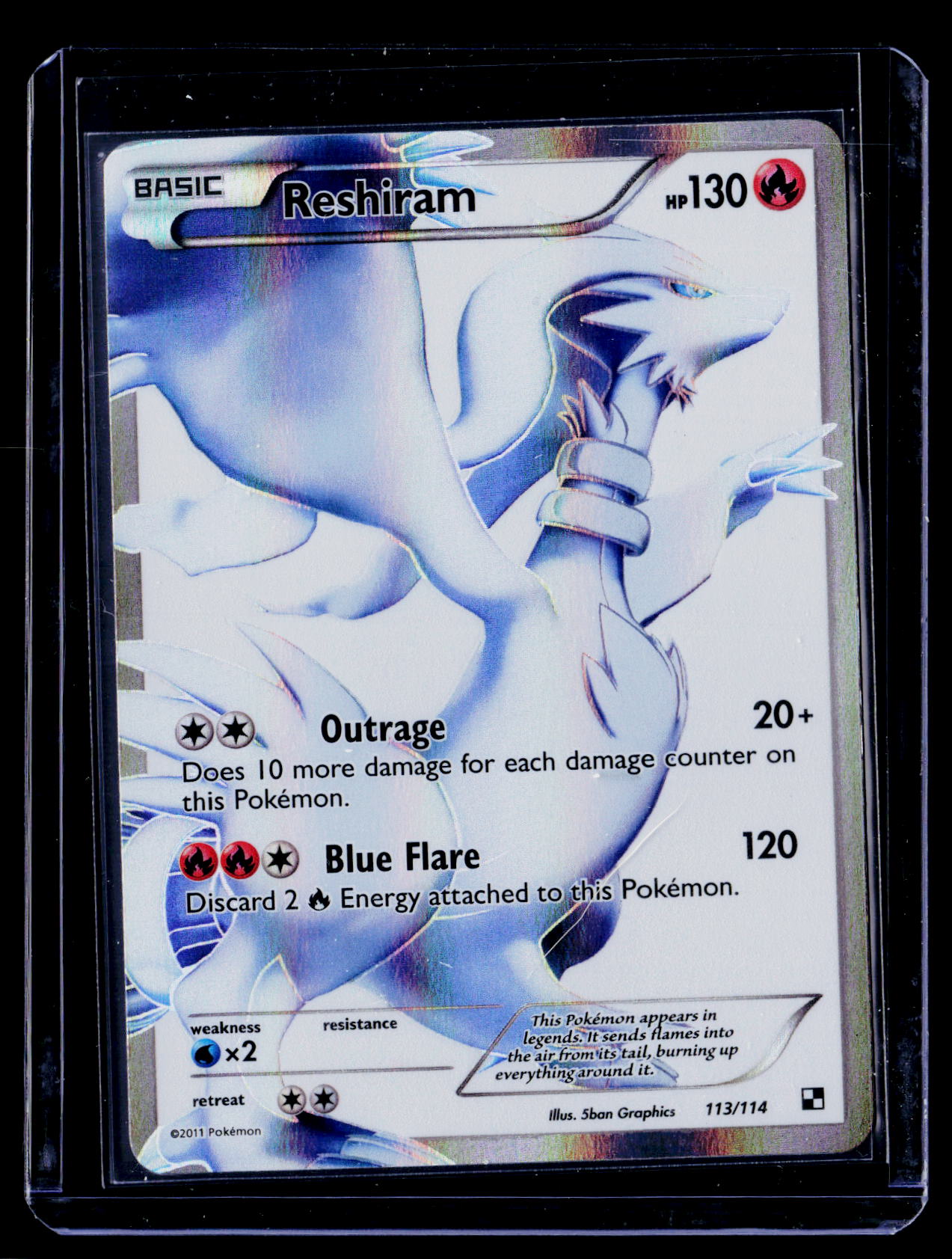 Black and White #113/114 Reshiram (113 Full Art)
