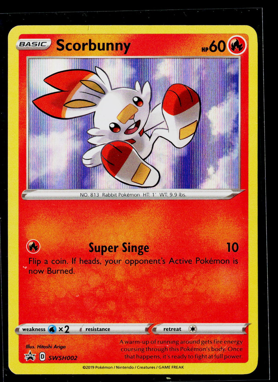 SWSH: Sword & Shield Promo Cards #SWSH002 Scorbunny