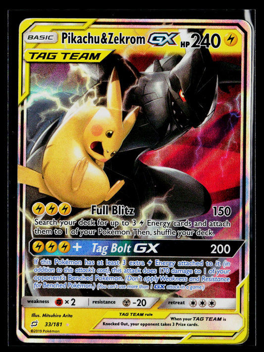 SM - Team Up #33/181 Pikachu & Zekrom GX