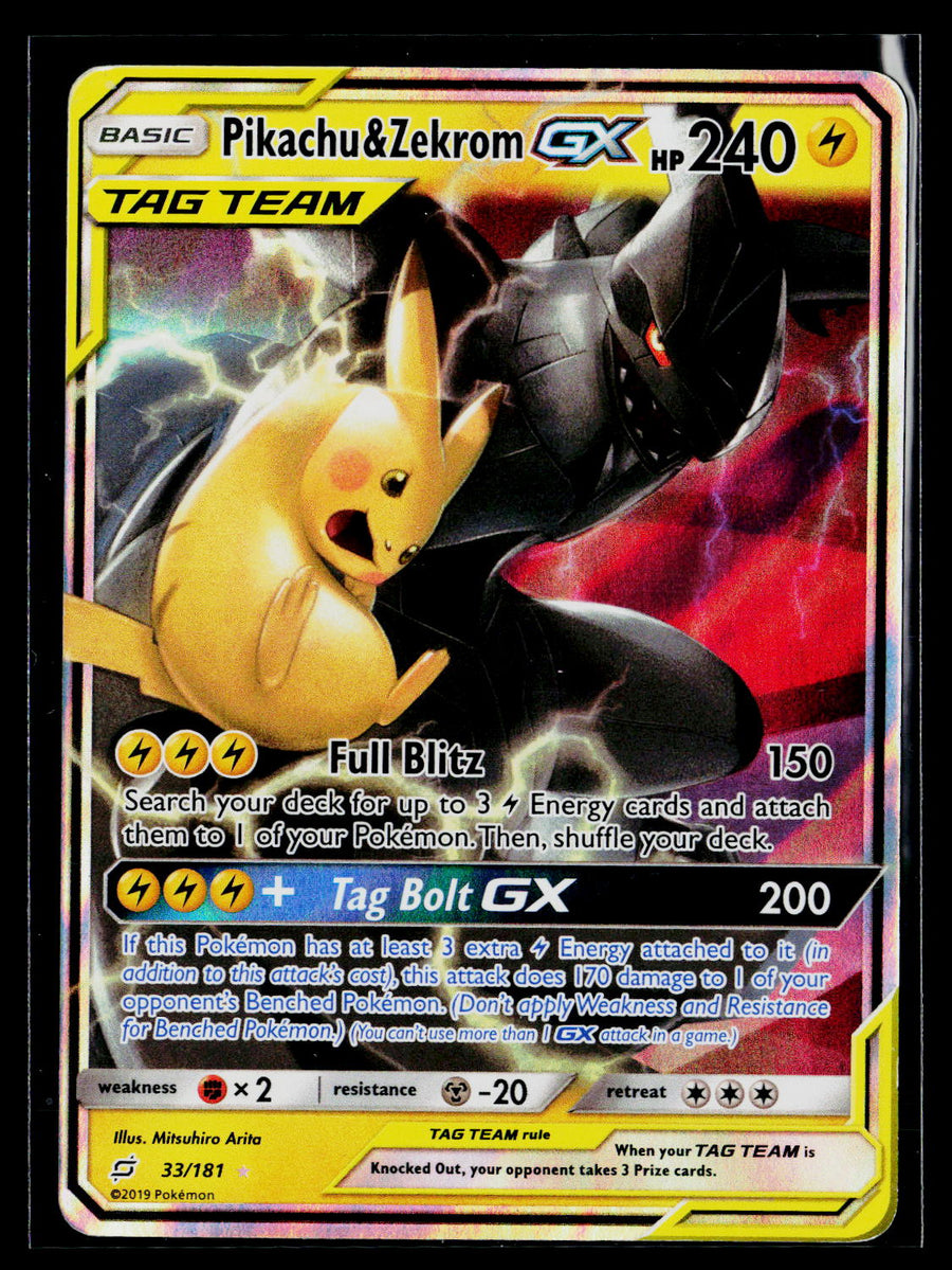 SM - Team Up #33/181 Pikachu & Zekrom GX