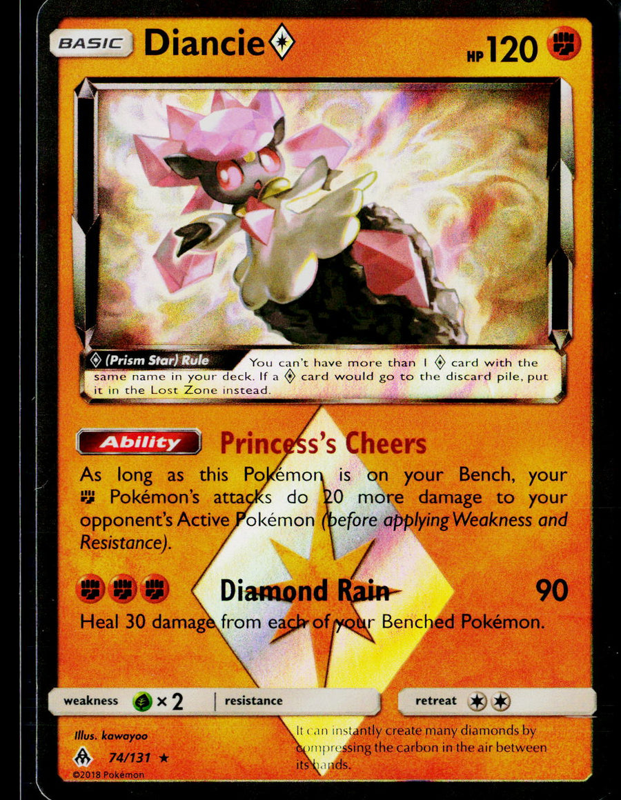 SM - Forbidden Light #74/131 Diancie Prism Star