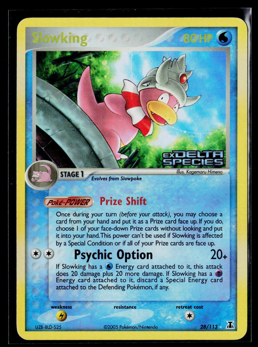 Delta Species #28/113 Slowking Stamped