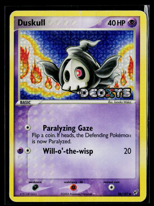 Deoxys #58/107 Duskull Stamped