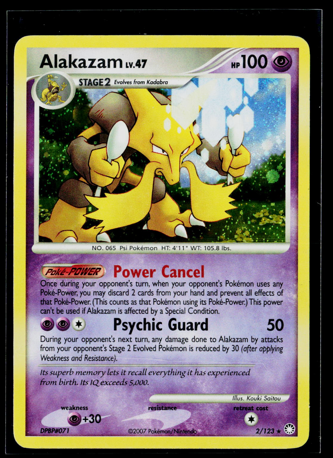 Mysterious Treasures #2/123 Alakazam