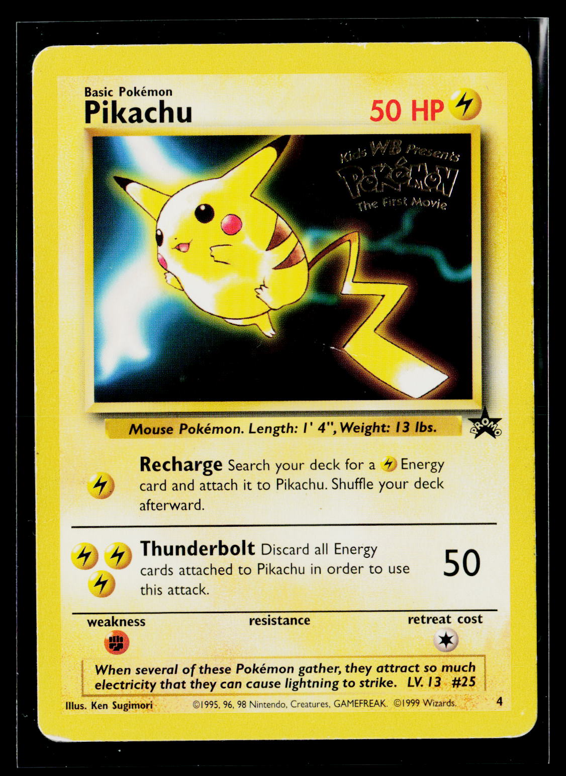WoTC Promo #04/53 Pikachu (Movie Promo)