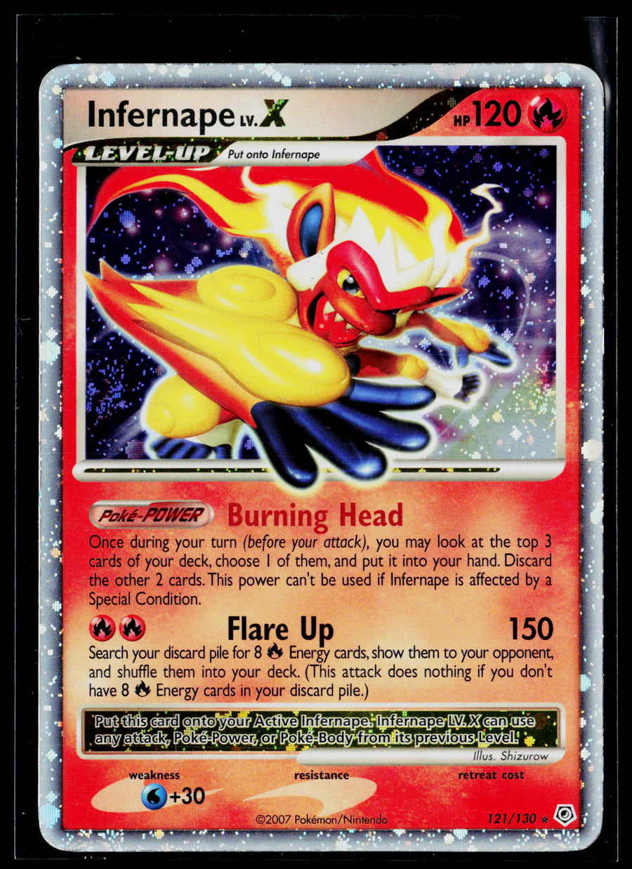 Diamond and Pearl #121/130 Infernape LV.X
