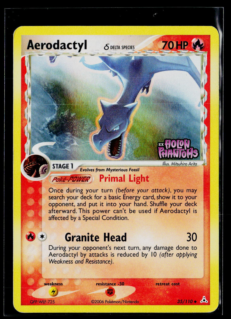 Holon Phantoms #35/110 Aerodactyl (Delta Species) stamped