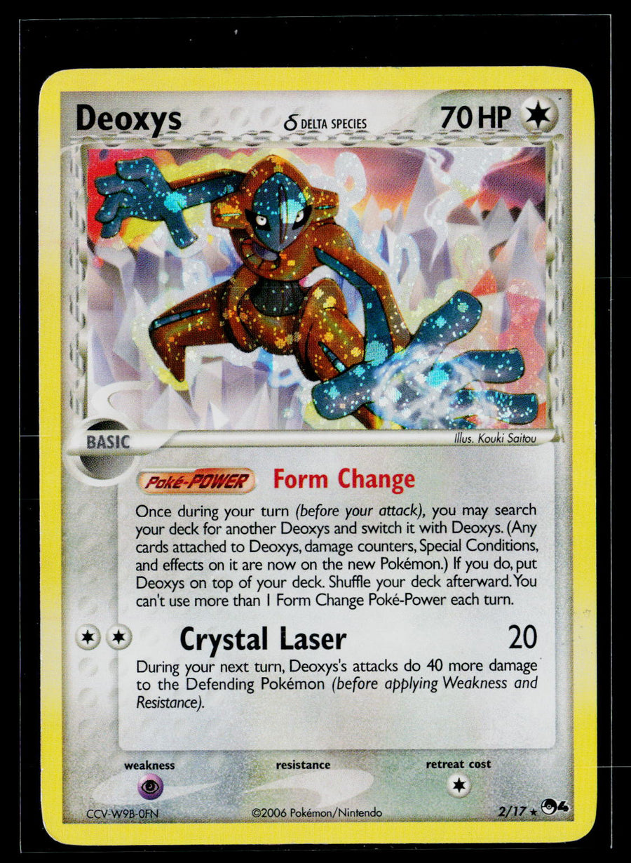 POP Series 4 #002/017 Deoxys (Delta Species) Holo