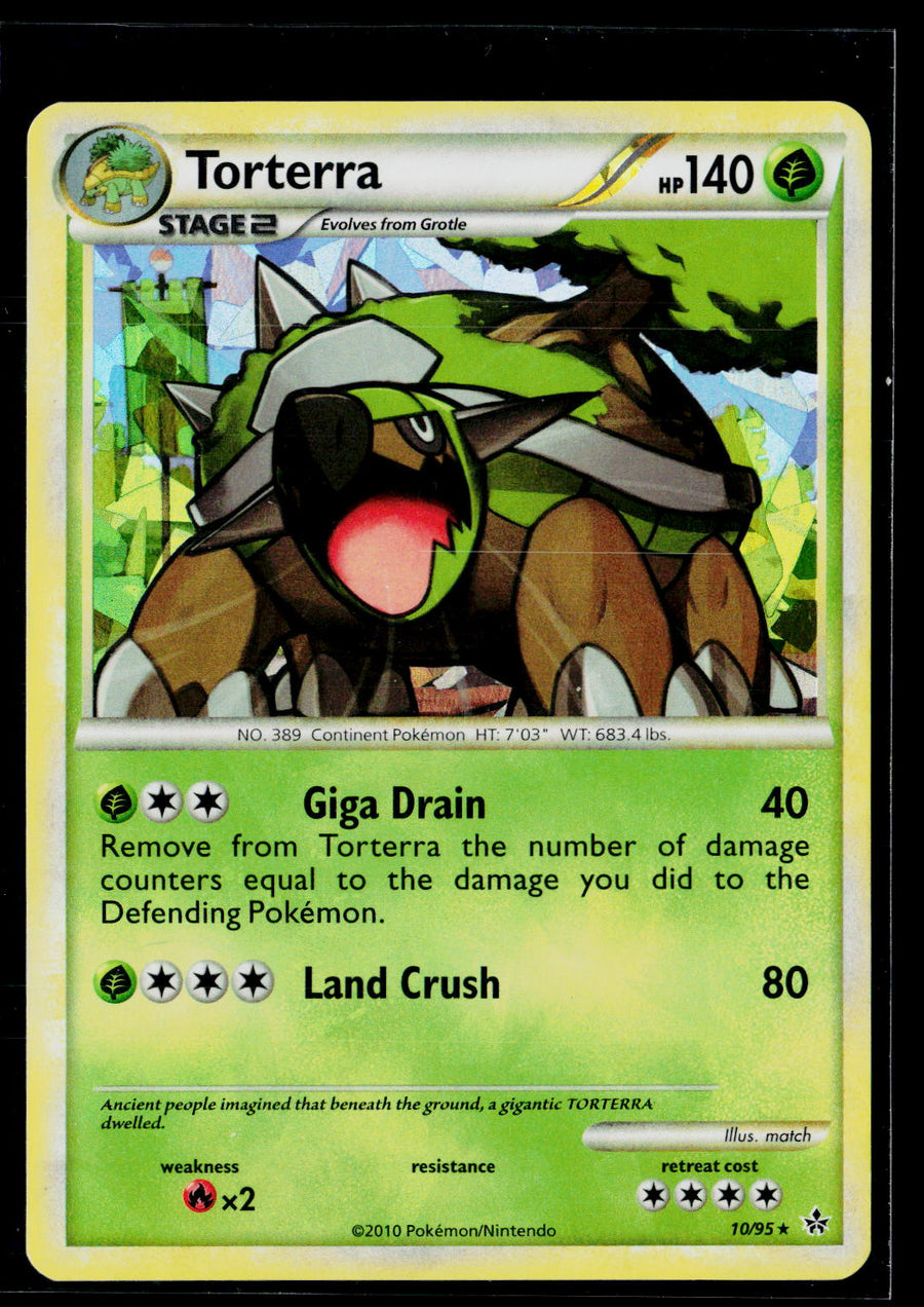 League & Championship Cards #010/095 Torterra Cracked ice