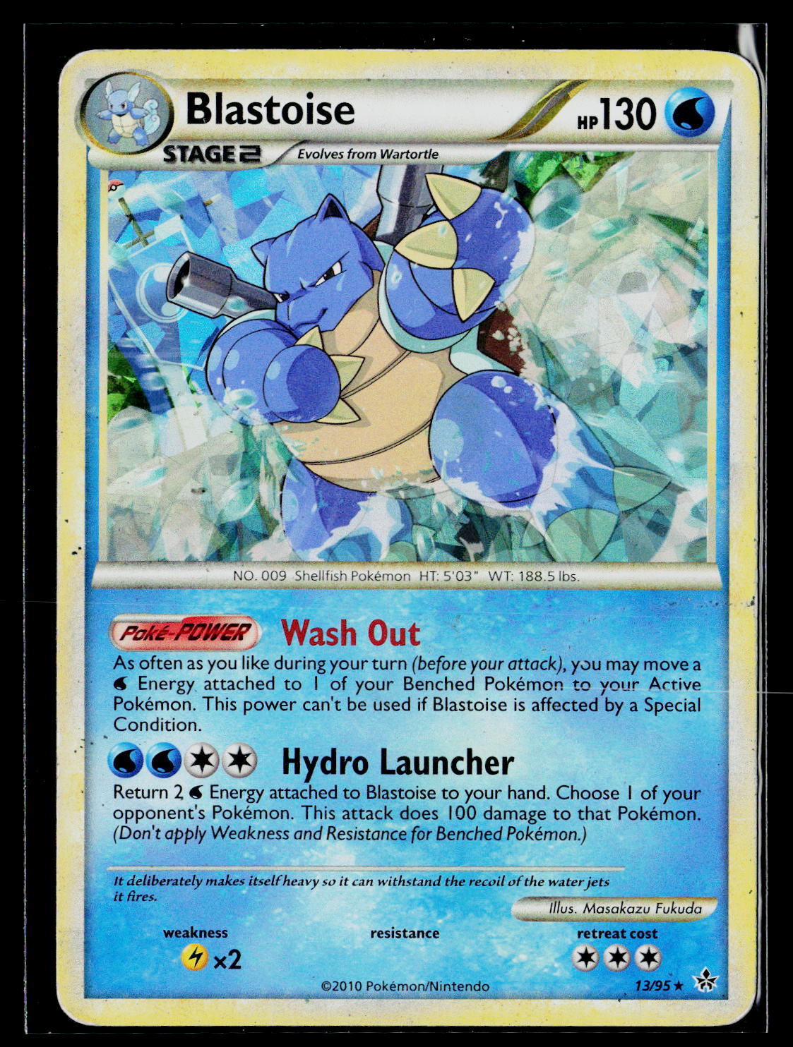 Miscellaneous Cards & Products #013/095 Blastoise Cracked Ice