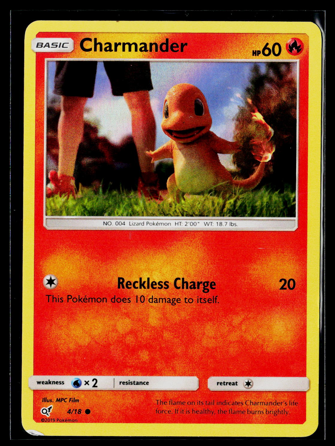 Detective Pikachu #4/18 Charmander (Holo Common)