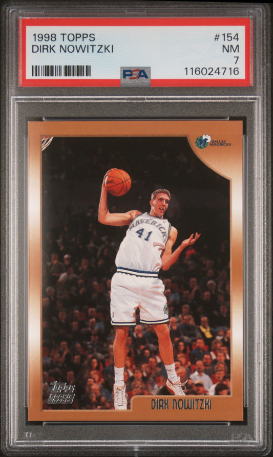 1998 Topps #154 Dirk Nowitzki PSA 7