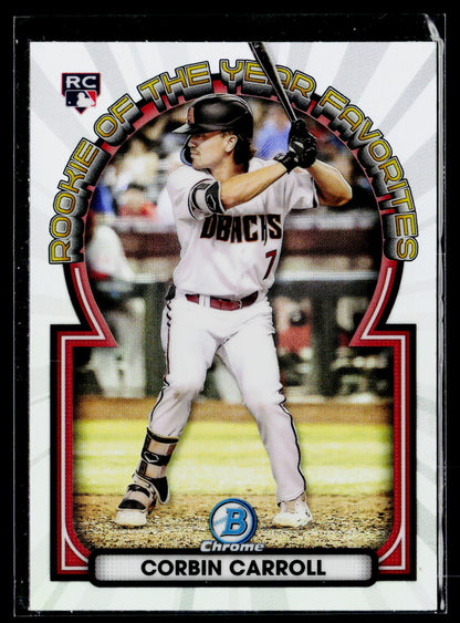 2023 Bowman #ROYF-1 Corbin Carroll Rookie of the Year Favorites