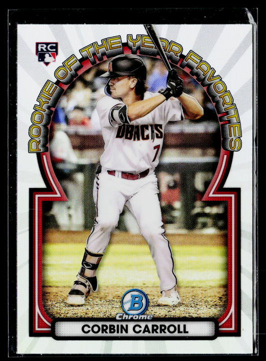 2023 Bowman #ROYF-1 Corbin Carroll Rookie of the Year Favorites