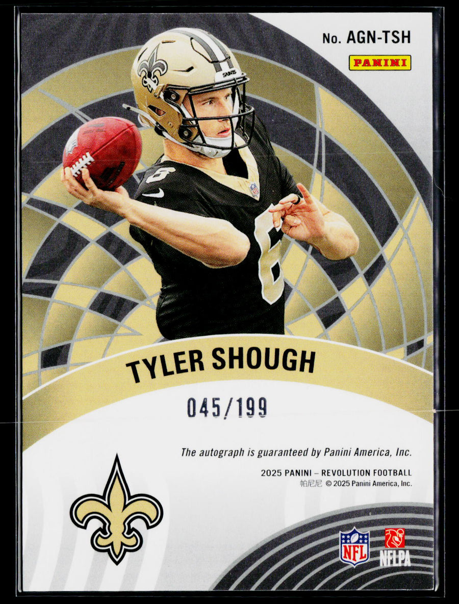 2025 Panini Revolution #AGN-TSH Tyler Shough Autographs #/199