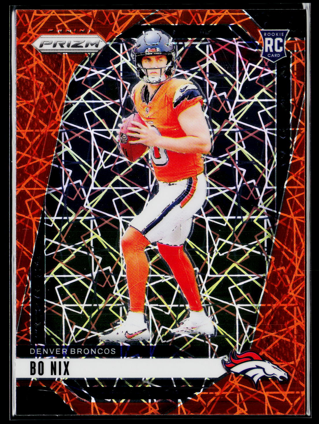 2024 Panini Prizm #309 Bo Nix Lazer