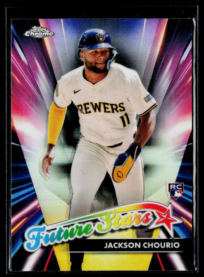 2024 Topps Chrome Update #FSU-16 Jackson Chourio Future Stars