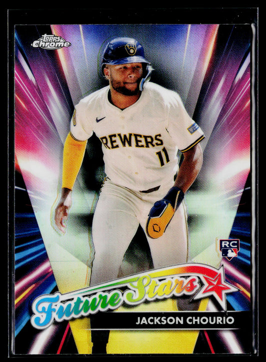 2024 Topps Chrome Update #FSU-16 Jackson Chourio Future Stars