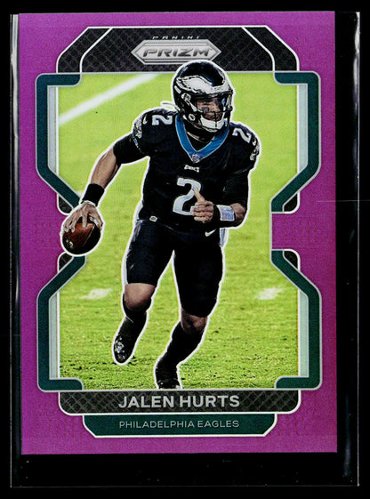 2021 Panini Prizm #221 Jalen Hurts Purple #/125