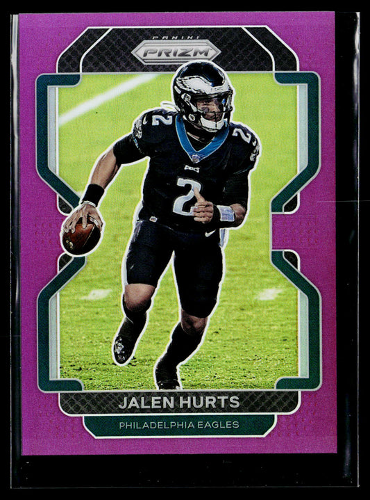 2021 Panini Prizm #221 Jalen Hurts Purple #/125