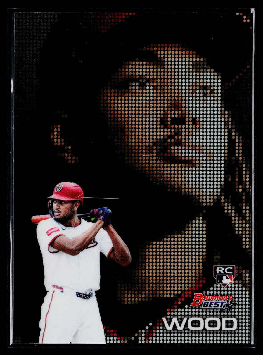 2025 Bowman's Best #P-1 James Wood Pixel Portraits
