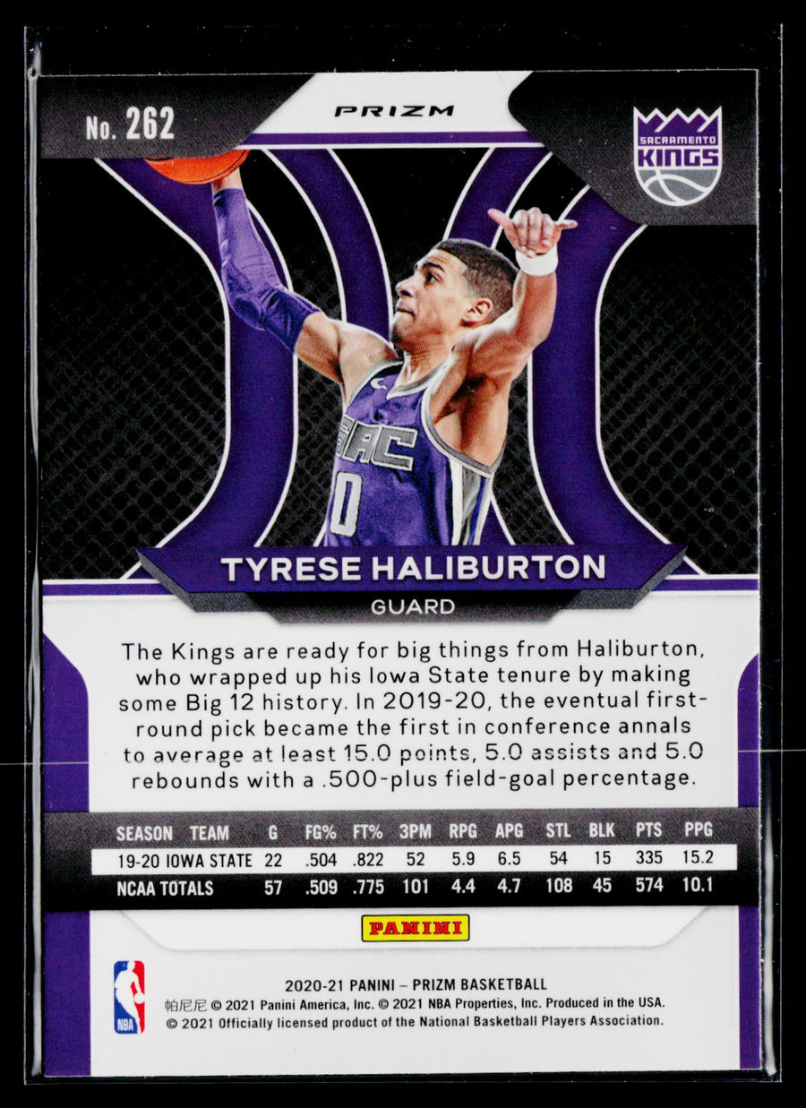 2020-21 Panini Prizm #262 Tyrese Haliburton Ruby Wave Prizms