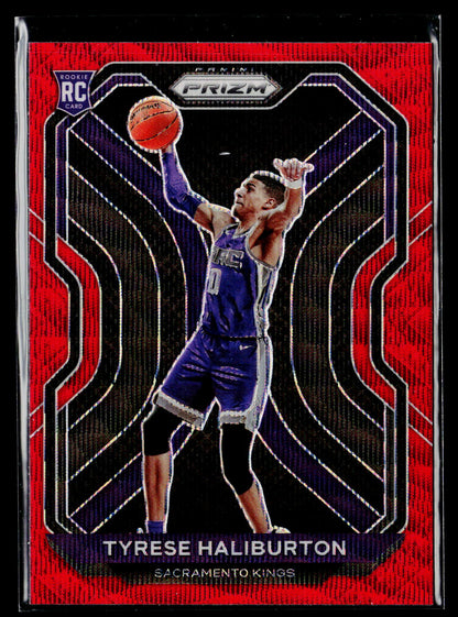2020-21 Panini Prizm #262 Tyrese Haliburton Ruby Wave Prizms