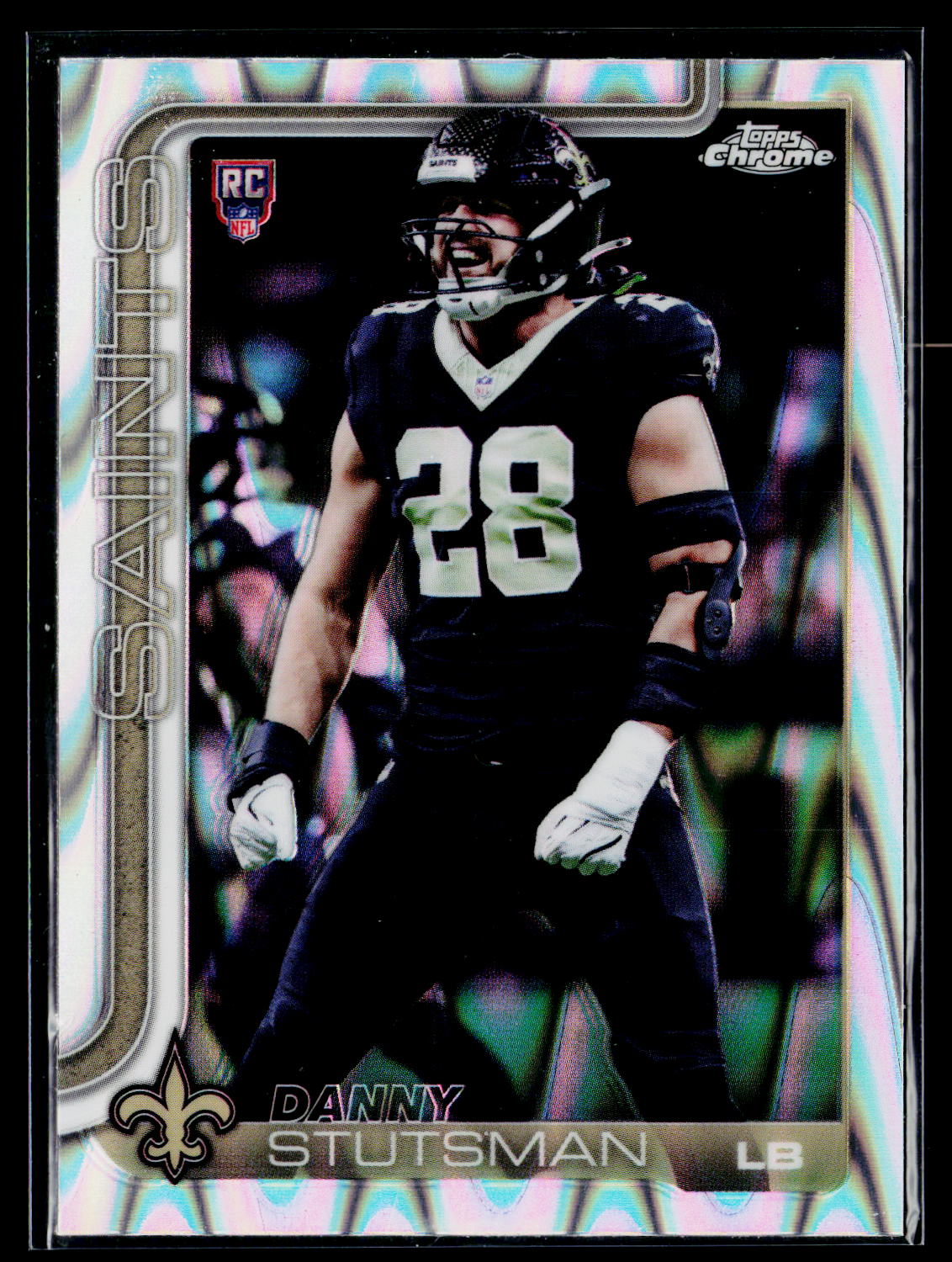 2025 Topps Chrome #373 Danny Stutsman Ray Wave Refractor