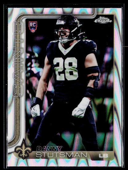 2025 Topps Chrome #373 Danny Stutsman Ray Wave Refractor
