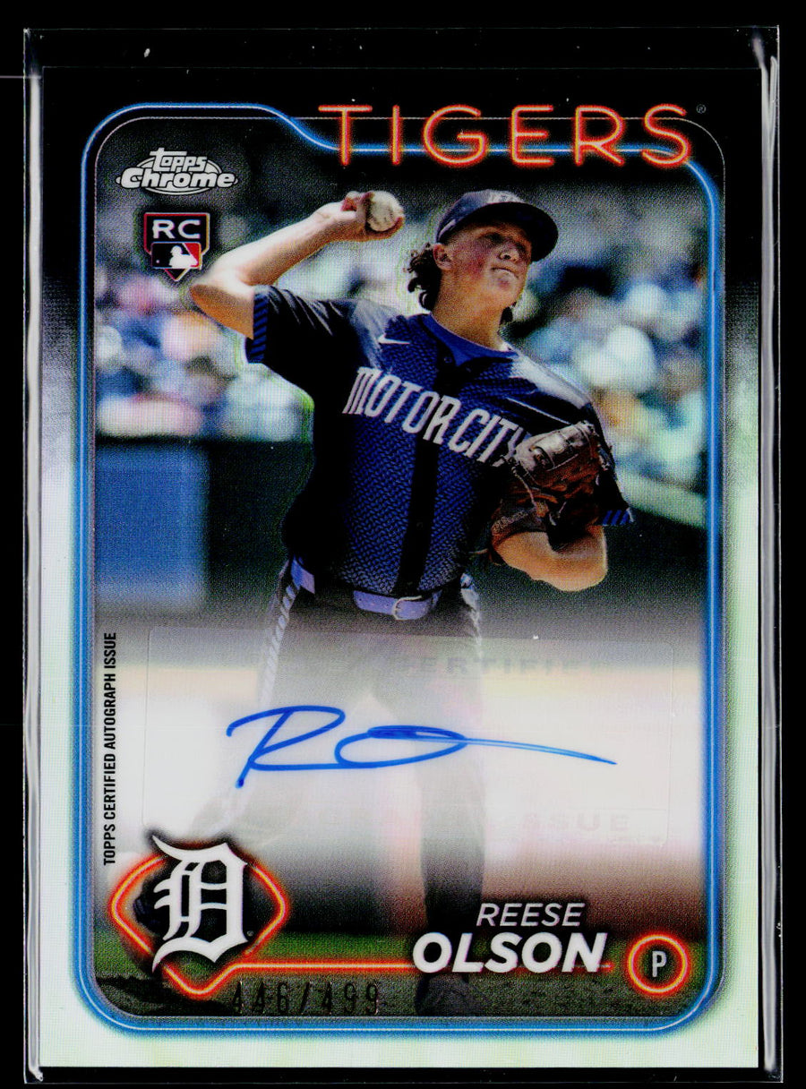 2024 Topps Chrome Update #AC-REES Reese Olson Autograph