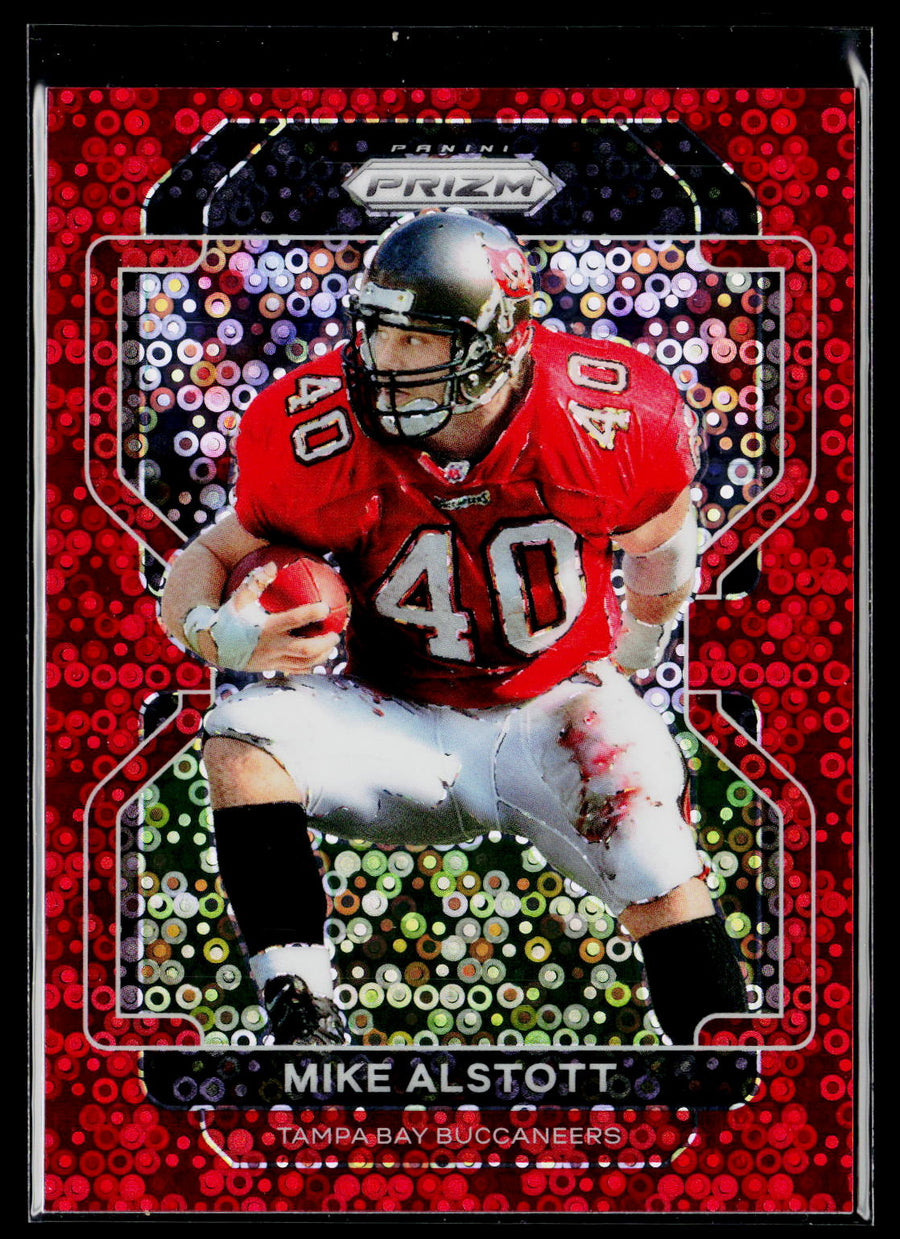 2021 Panini Prizm #299 Mike Alstott No Huddle Red #/50