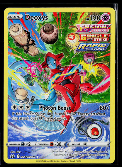 SWSH: Crown Zenith: Galarian Gallery #GG12/GG70 Deoxys
