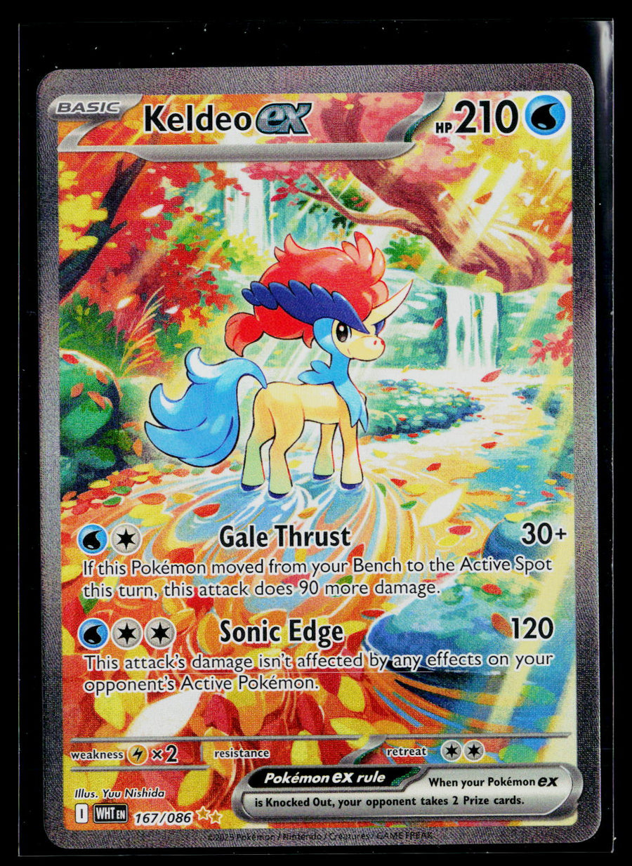 SV: White Flare #167/086 Keldeo ex