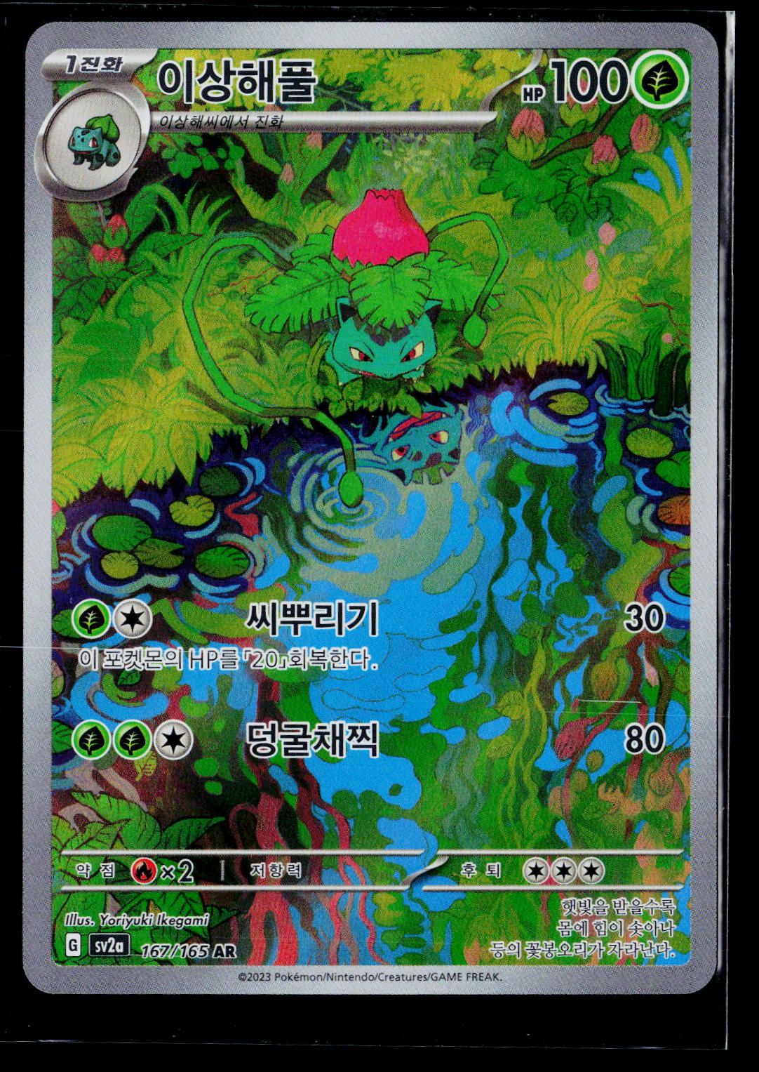 SV: Scarlet & Violet 151 #167/165 Ivysaur Korean