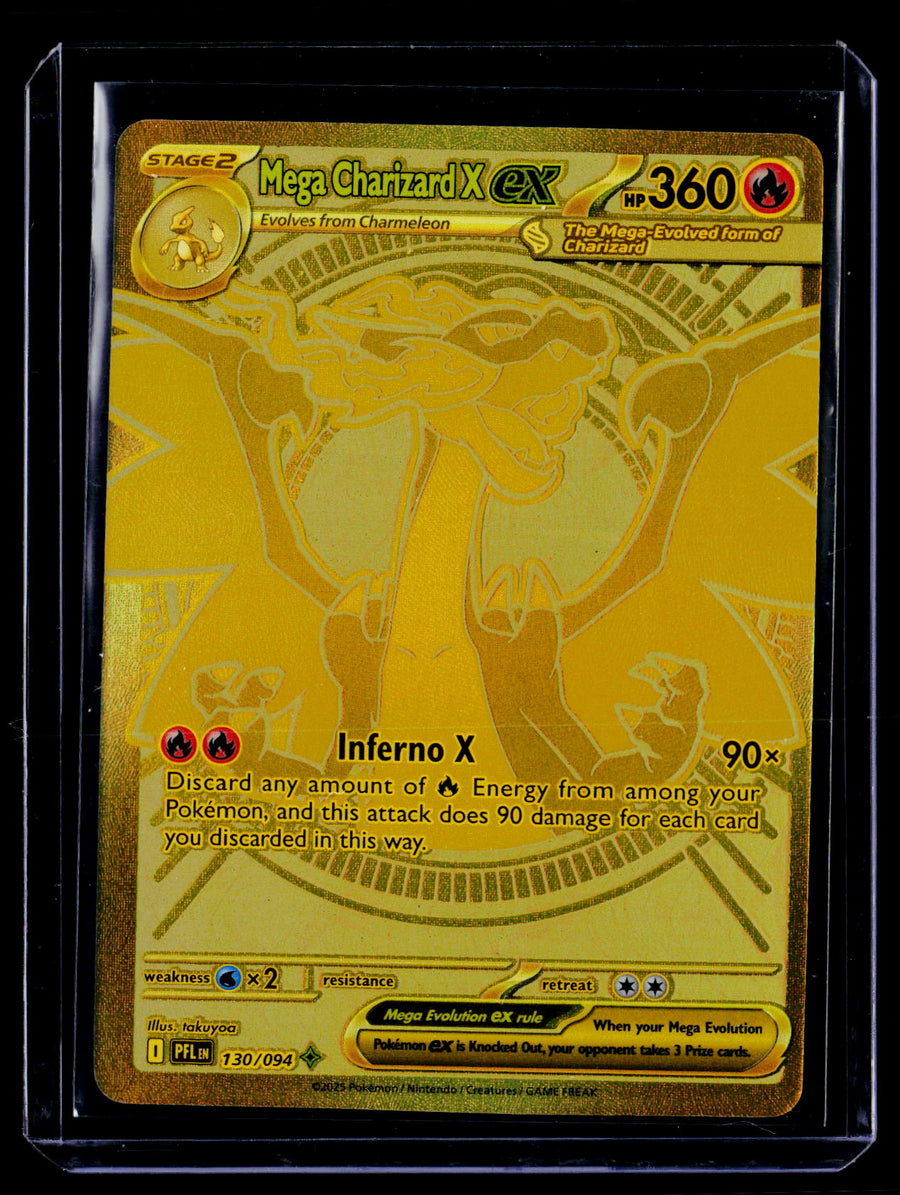 ME02: Phantasmal Flames #130/094 Mega Charizard X ex