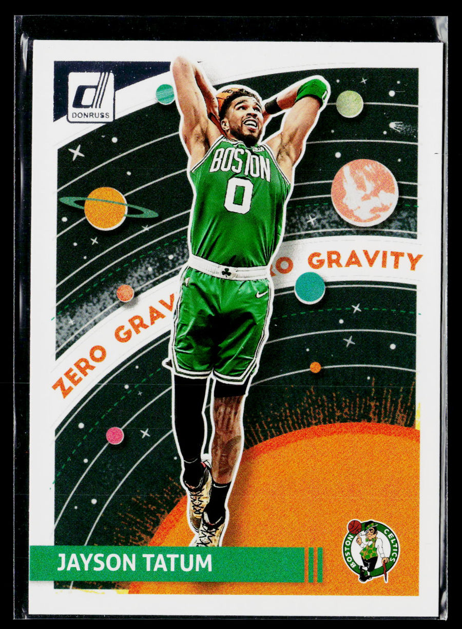 2023-24 Donruss #2 Jayson Tatum Zero Gravity